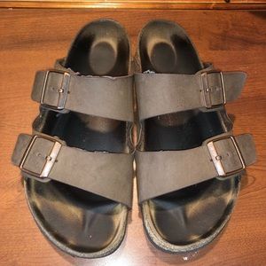 Mocha colored Birkenstocks size 39